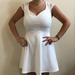 Simple and Elegant White Dress